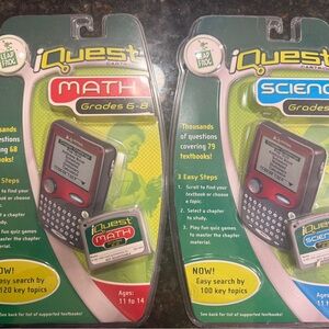 Leapfrog Inquest Cartridge Learning System Grades 6-8 Math & Science NEW